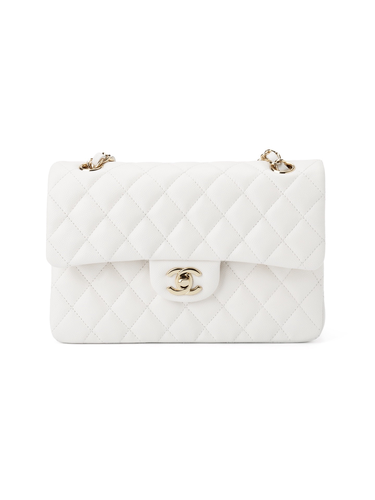 Classic Flare Bag - White Lamb