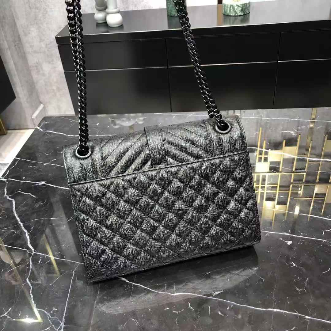 Envelope Medium Quilted Textured Genuine Leather Bag