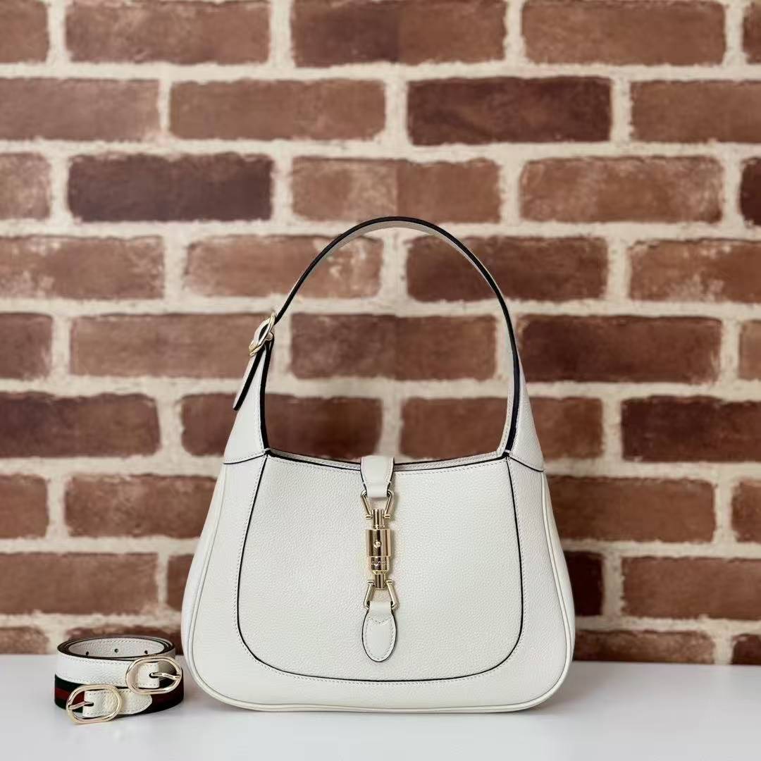 2024 Fall New Gucci Jackie 1961 Cream Shoulder Bag 🤍