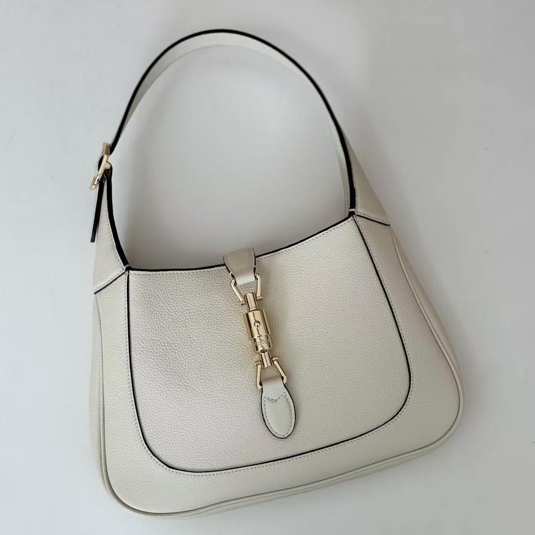 2024 Fall New Gucci Jackie 1961 Cream Shoulder Bag 🤍