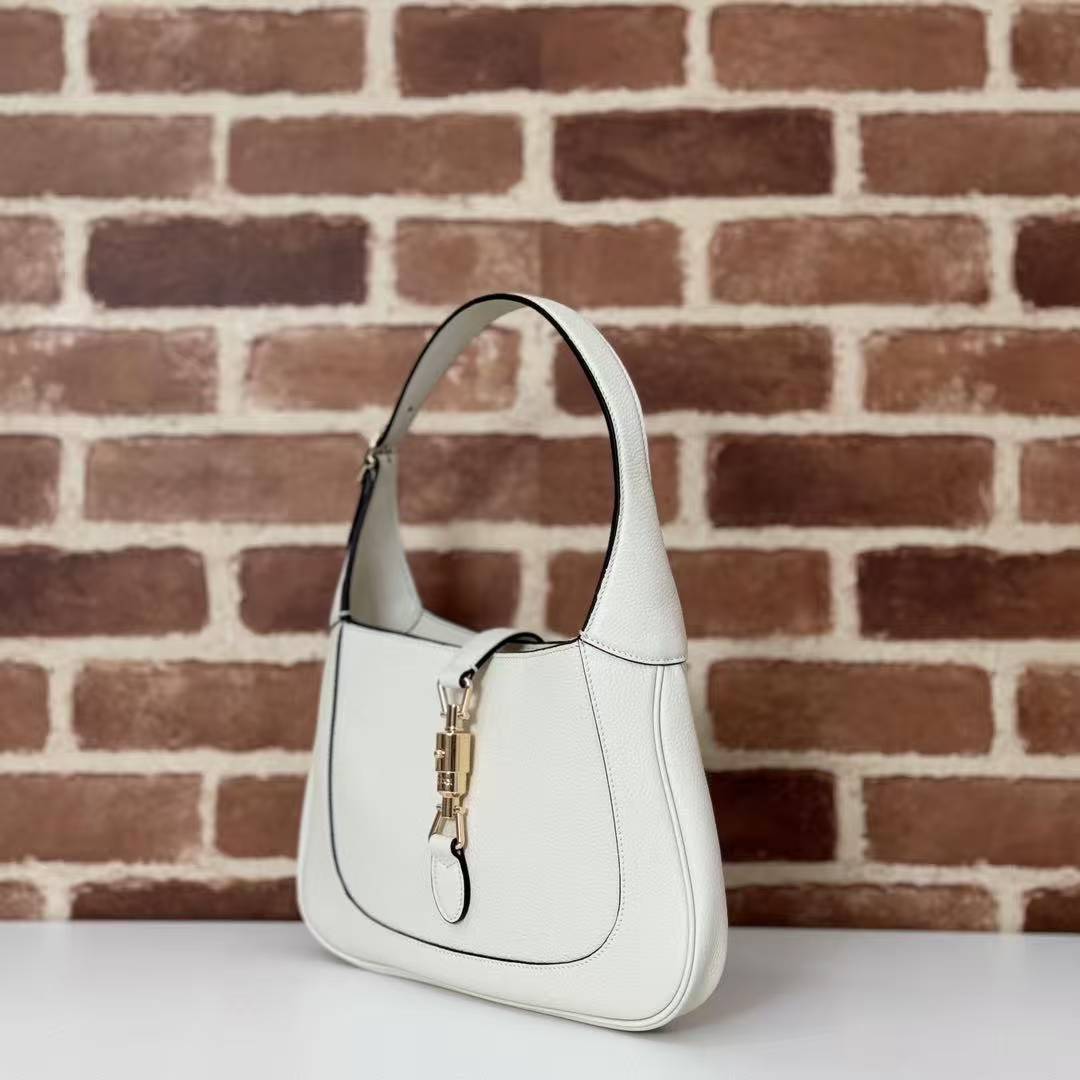 2024 Fall New Gucci Jackie 1961 Cream Shoulder Bag 🤍
