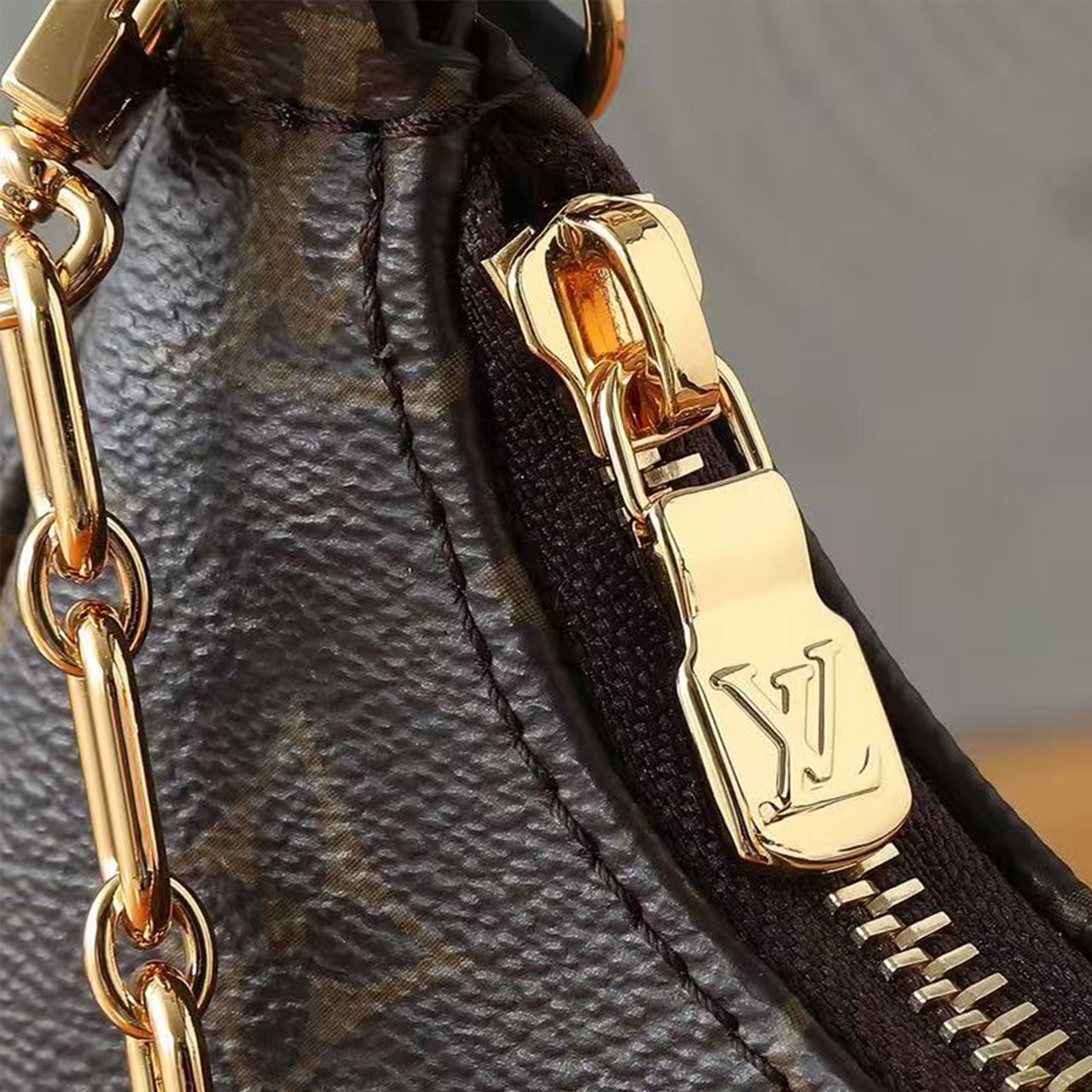 LV Classic Flower Crescent Underarm HOBO Bag