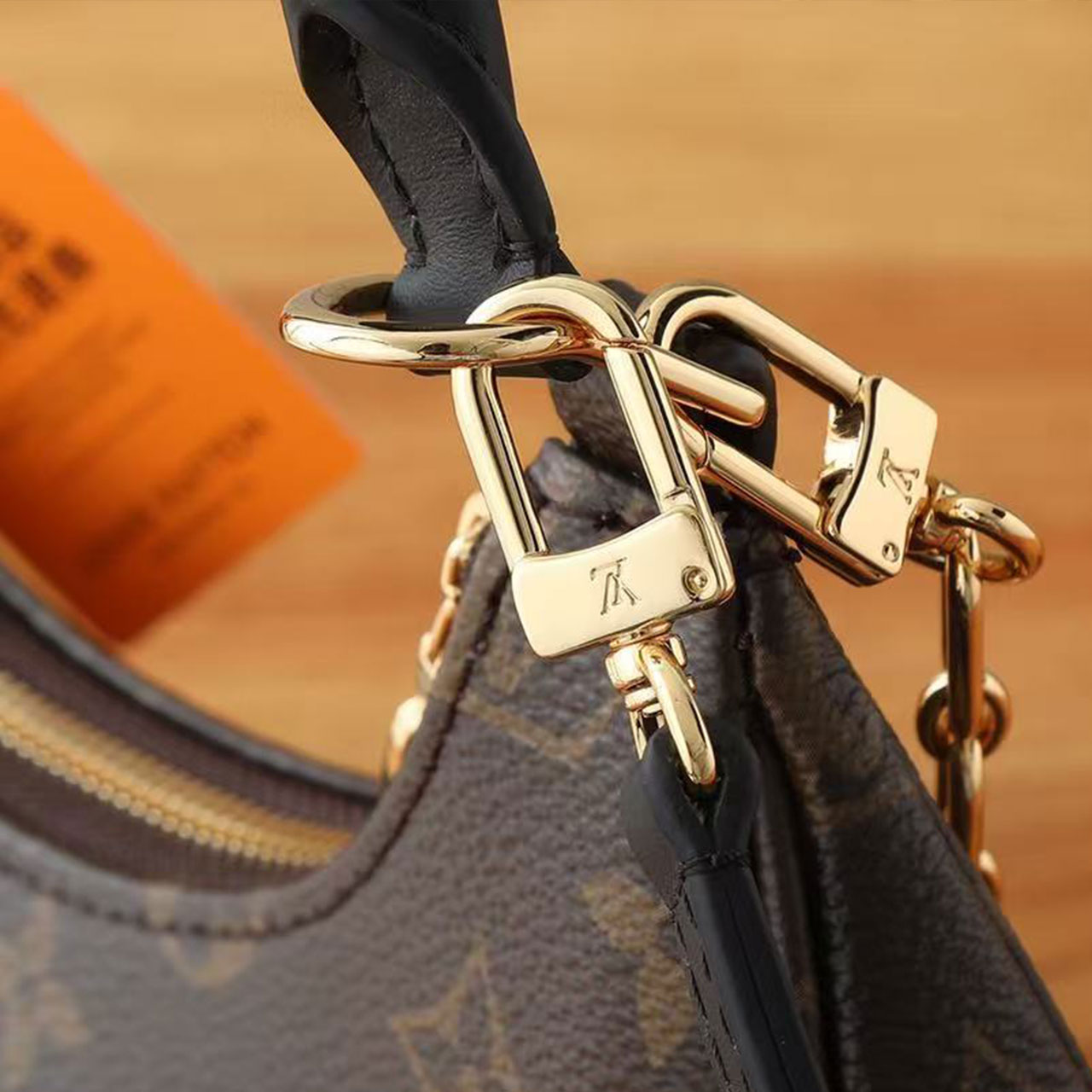 LV Classic Flower Crescent Underarm HOBO Bag