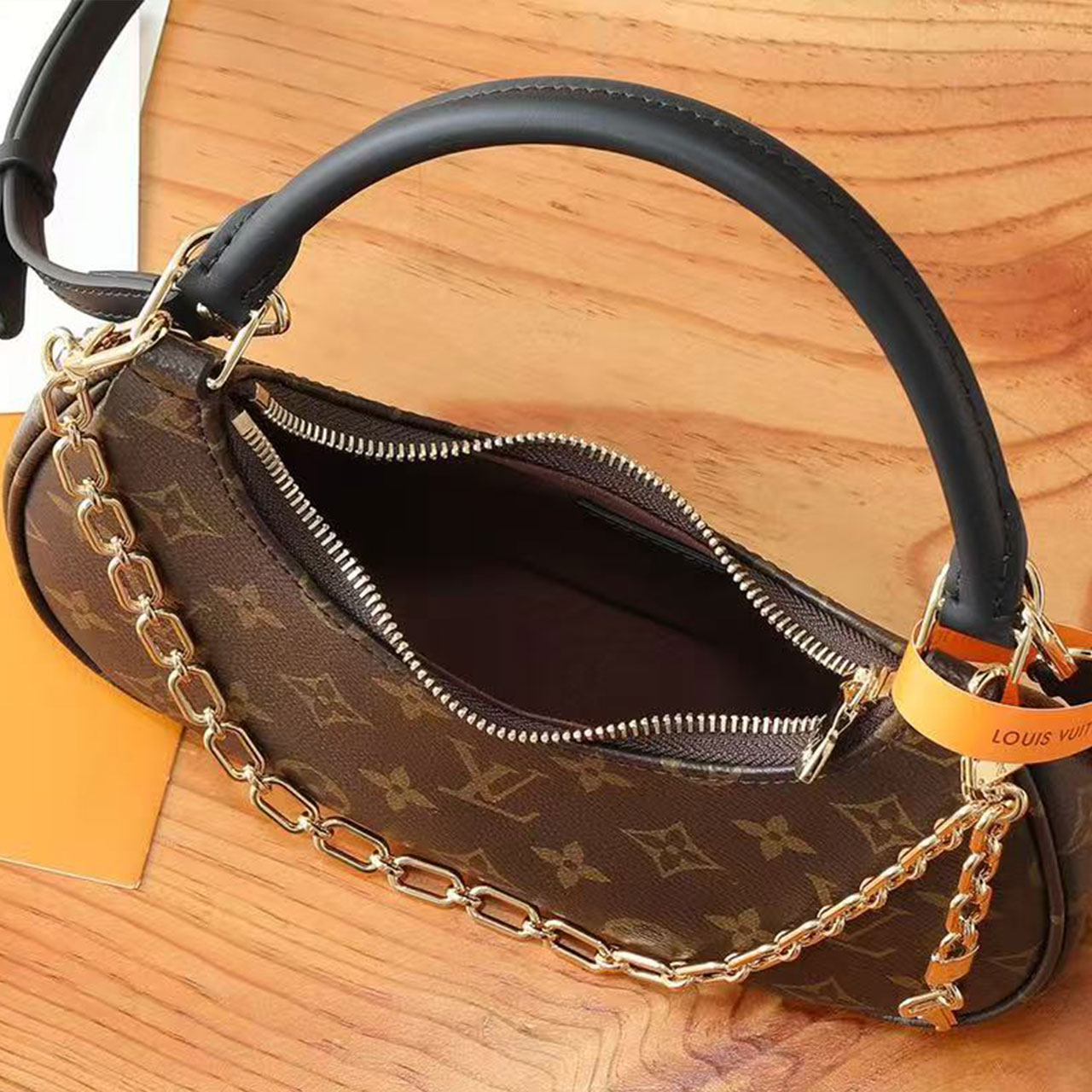 LV Classic Flower Crescent Underarm HOBO Bag