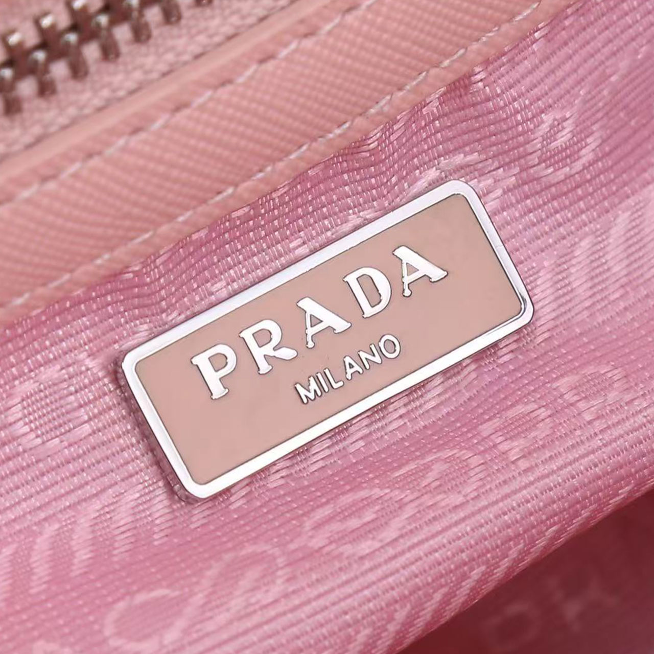 Prada Galleria Mini Cherry Blossom Pink Cross Pattern Killer Bag Set