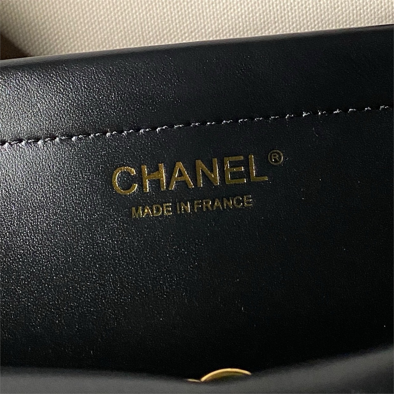 CHANEL Cowboy Matte Leather Retro Long Handle Stick Underarm Bag