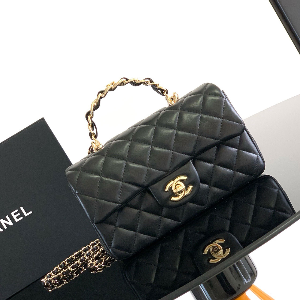 Chanel Mini Flap Bag with Top Handle