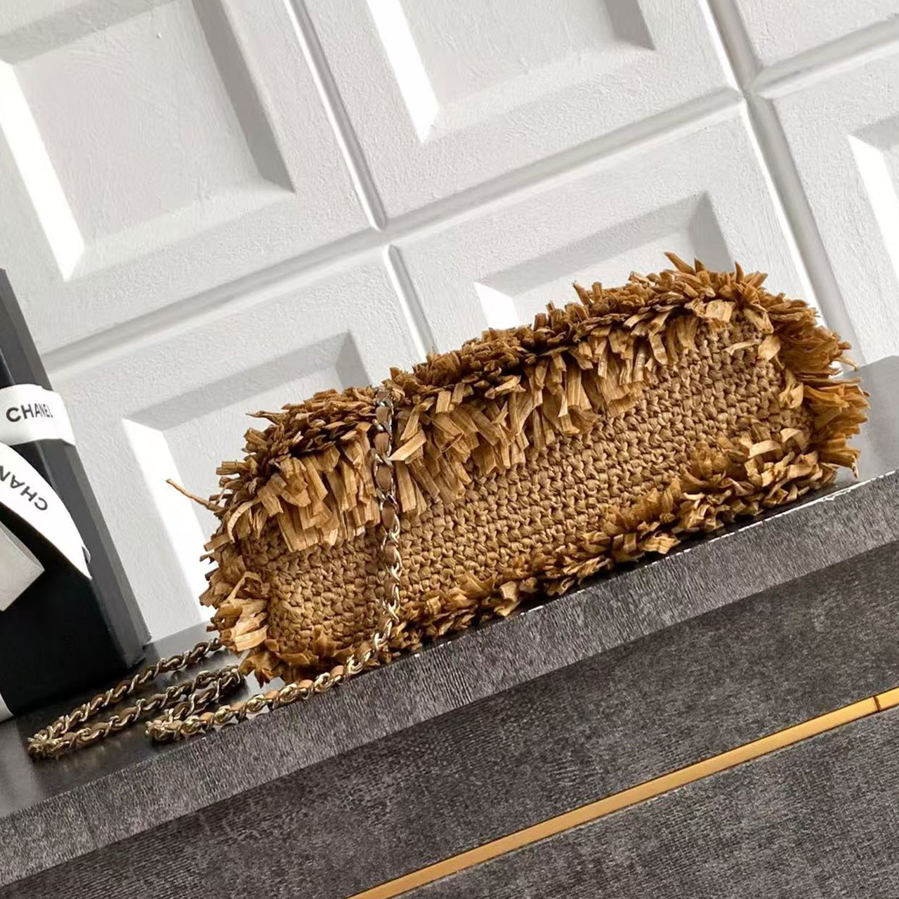 CHANEL 26S woven tassel handbag