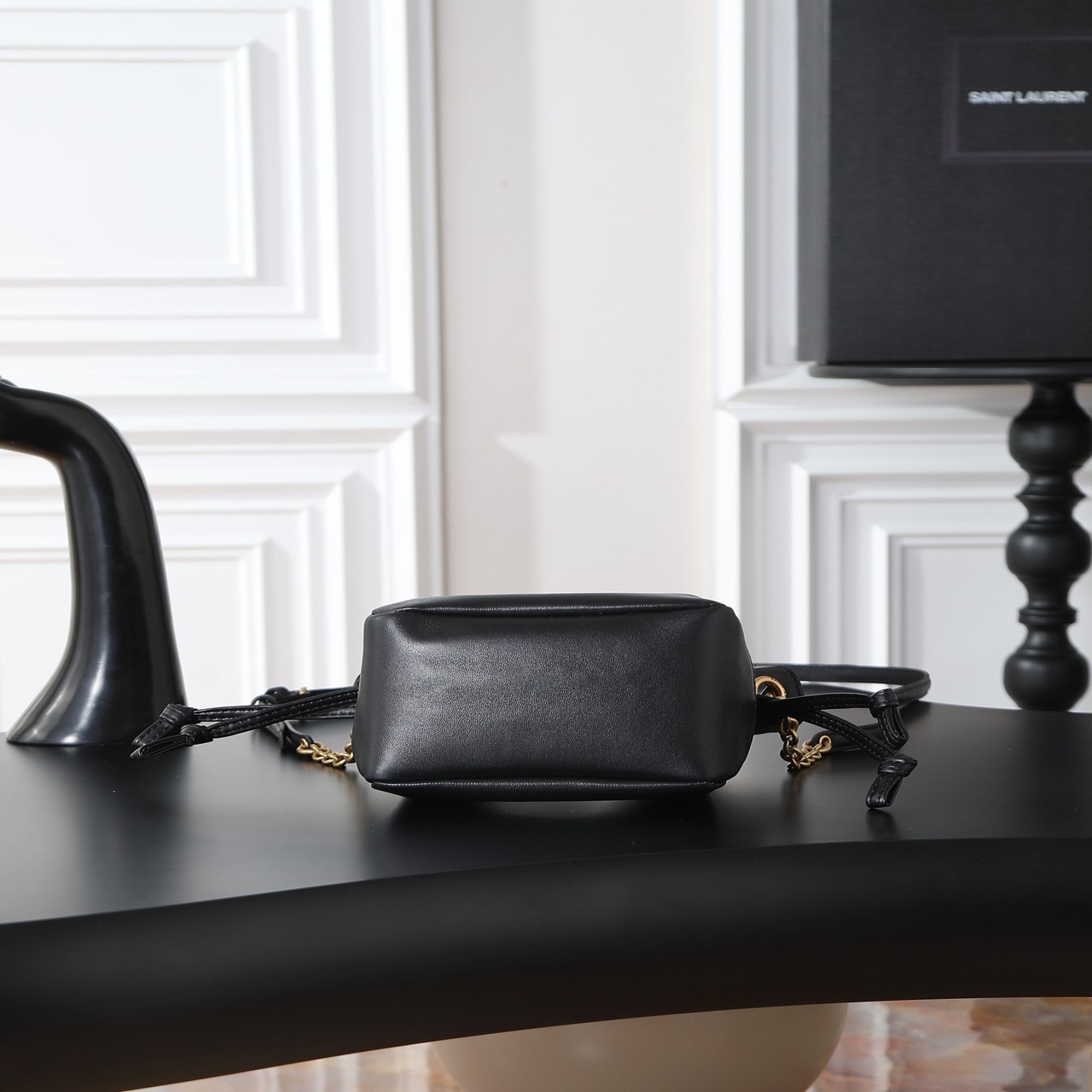 YSL Mini Drawstring Bucket Bag