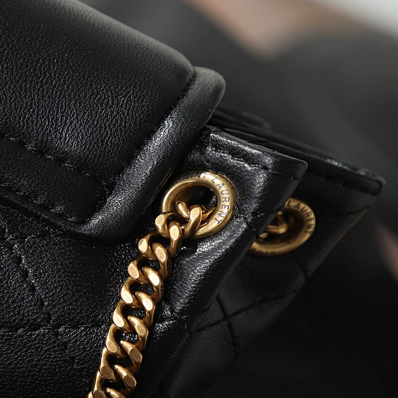 YSL Mini Nolita Solferino Quilted Chain Bag