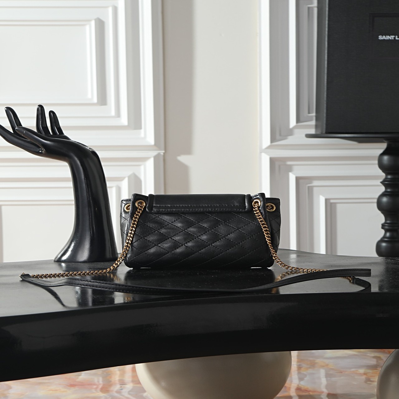 YSL Mini Nolita Solferino Quilted Chain Bag