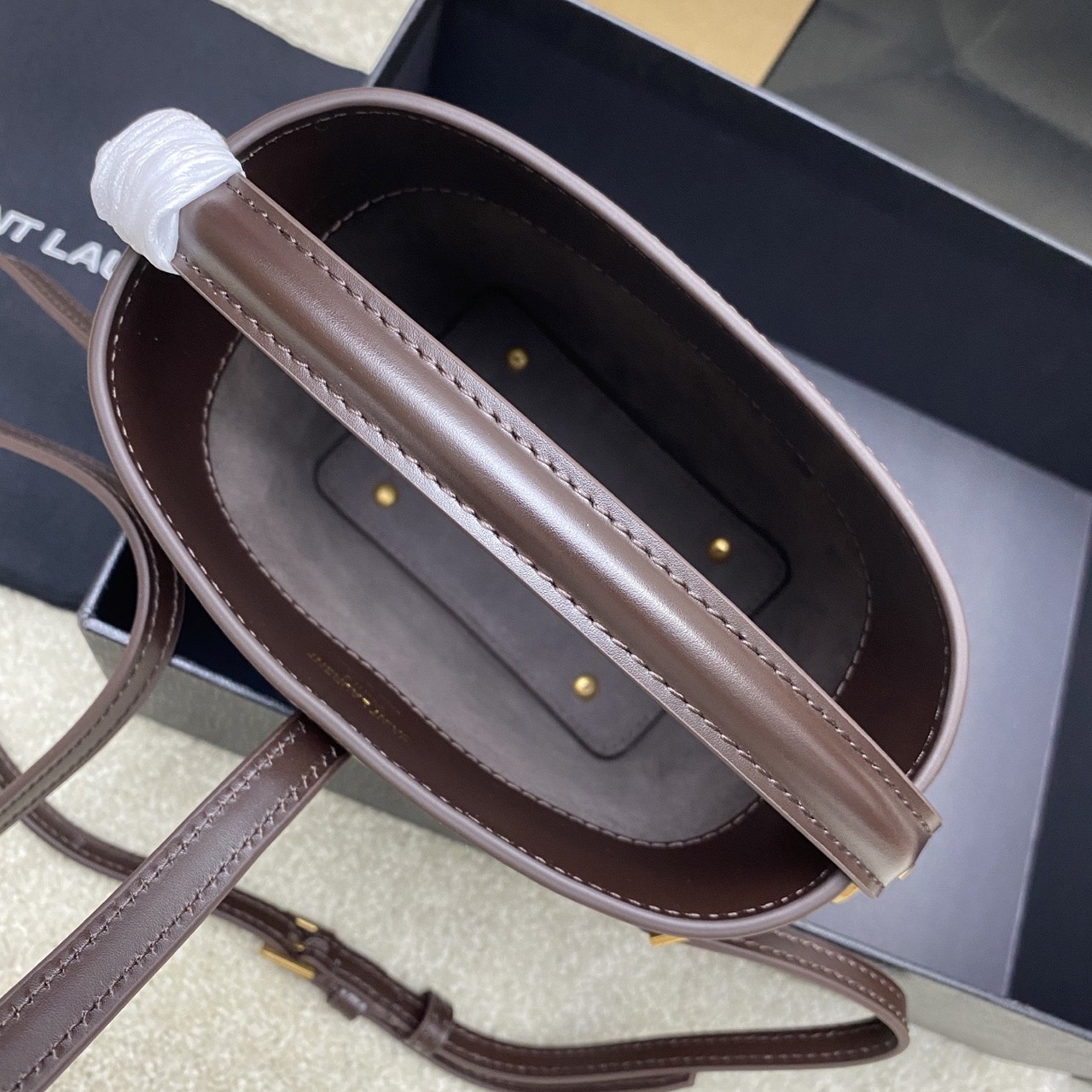 YSL LE 37 Mini Bright Leather Handbag