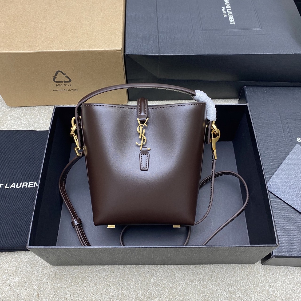 YSL LE 37 Mini Bright Leather Handbag