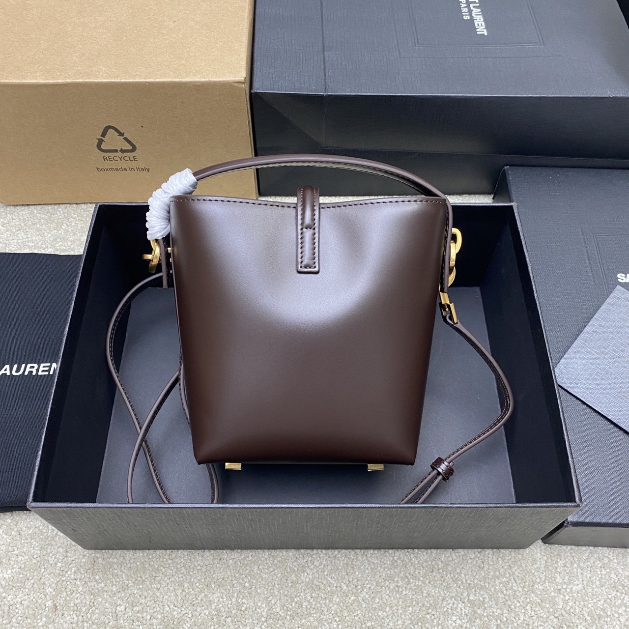 YSL LE 37 Mini Bright Leather Handbag