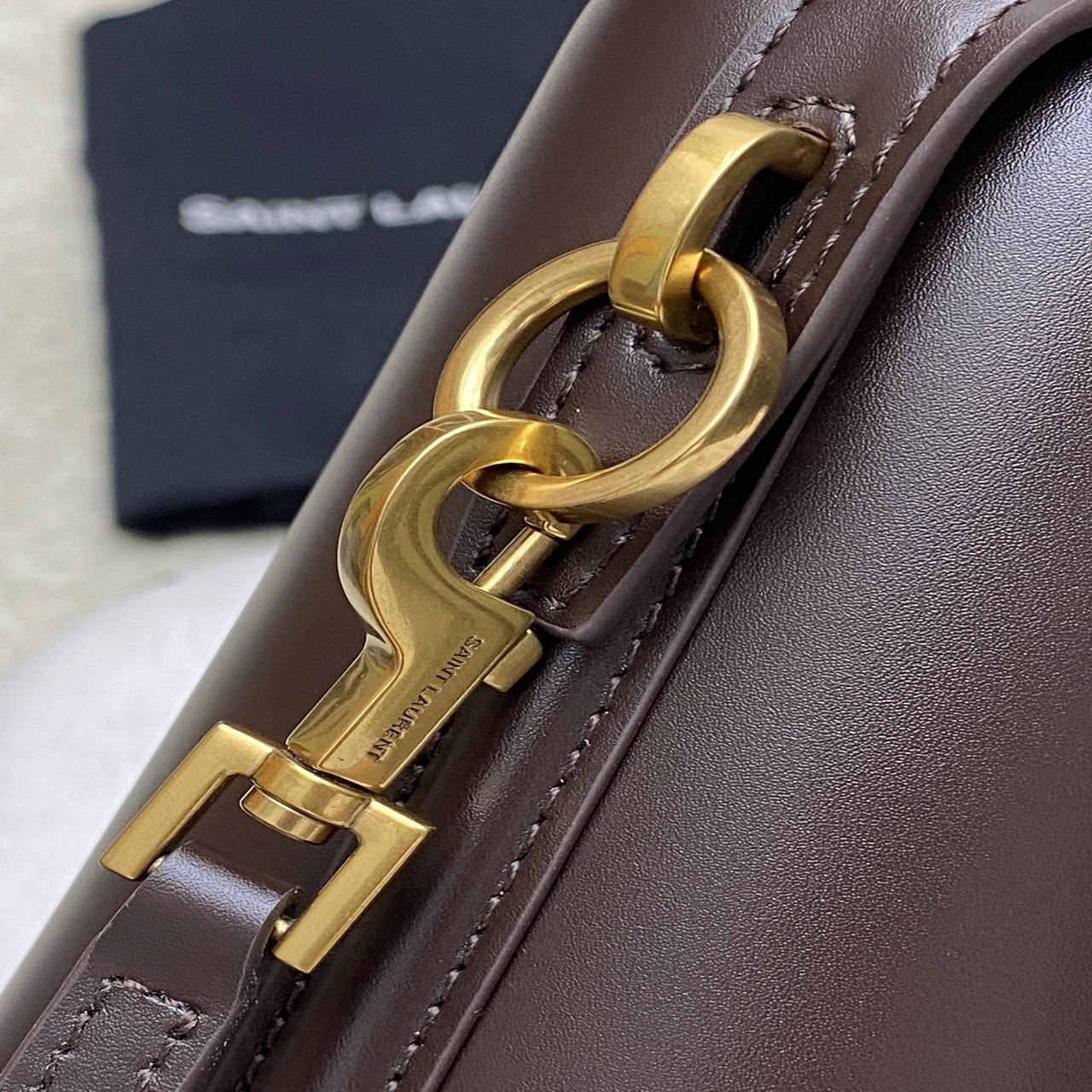 YSL LE 37 Mini Bright Leather Handbag