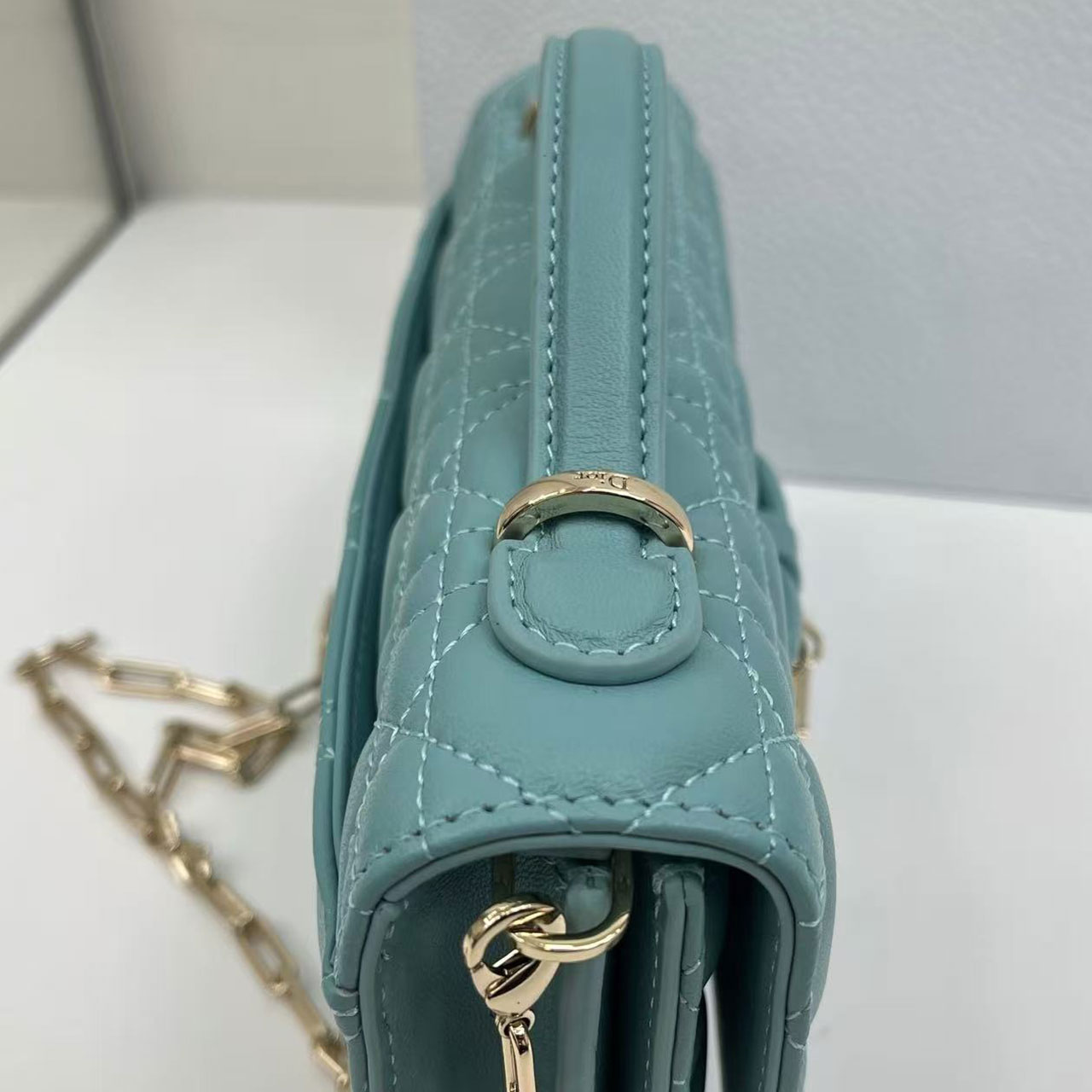 Dior Lady Dior Mini East-West Handbag With Bow