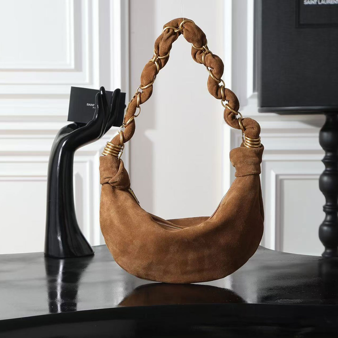 YSL AMALIA Hobo croissant