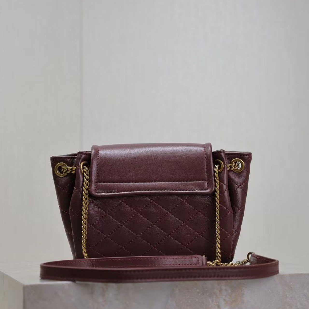 YSL Mini Nolita Quilted Shoulder Bag