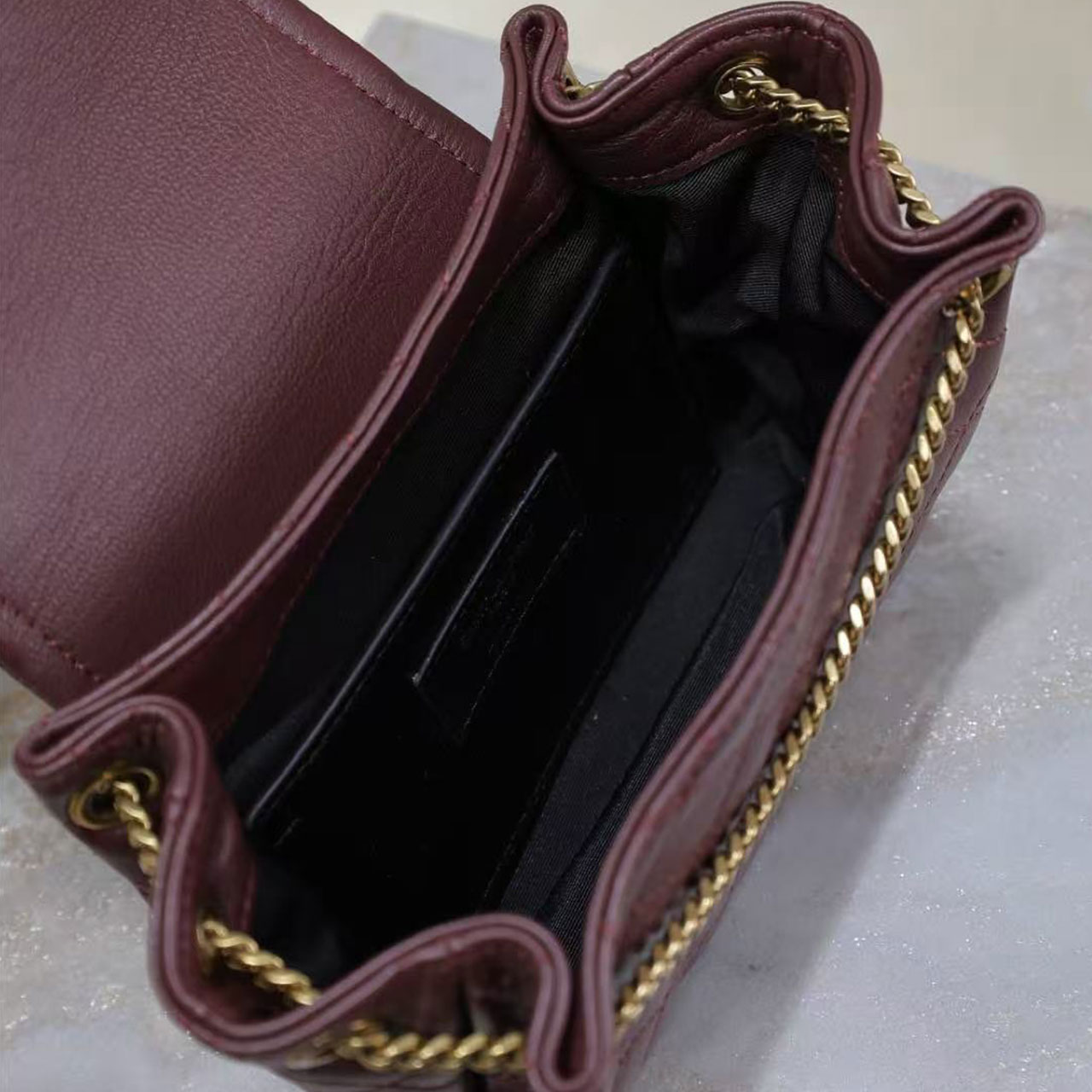 YSL Mini Nolita Quilted Shoulder Bag