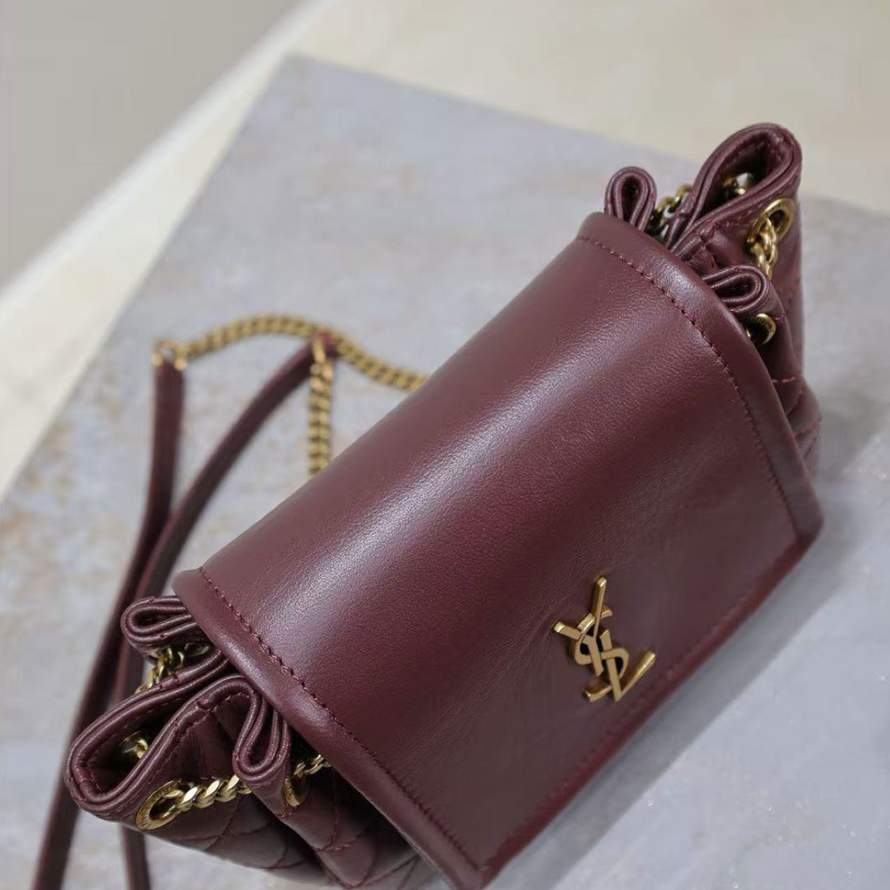 YSL Mini Nolita Quilted Shoulder Bag