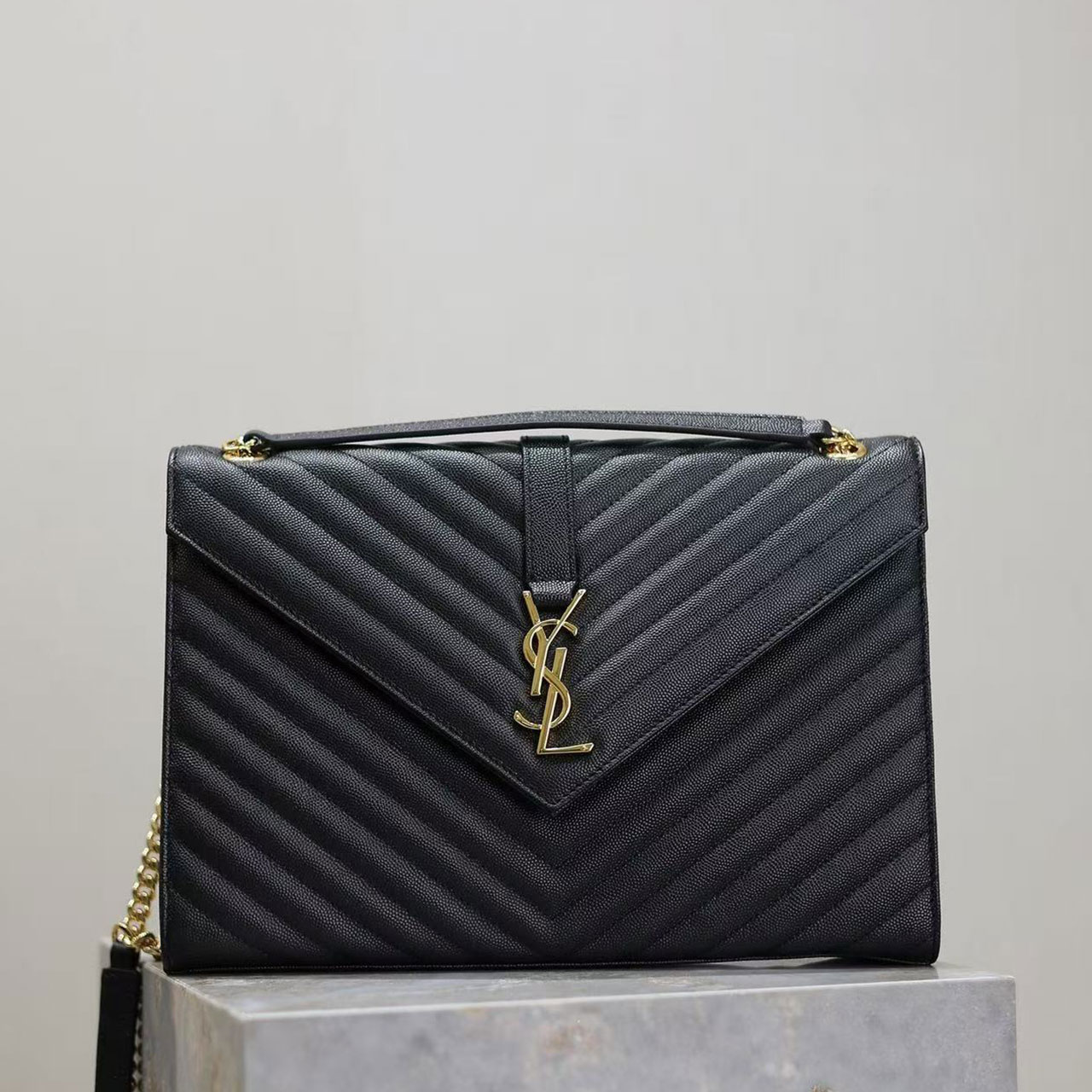 YSL Cassandra Medium Top Handle Bag