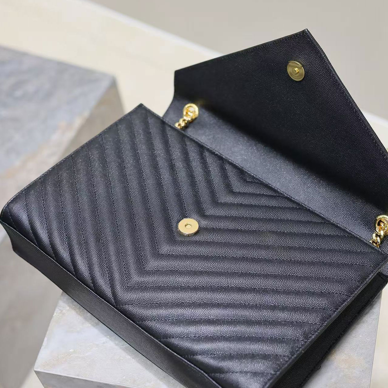 YSL Cassandra Medium Top Handle Bag