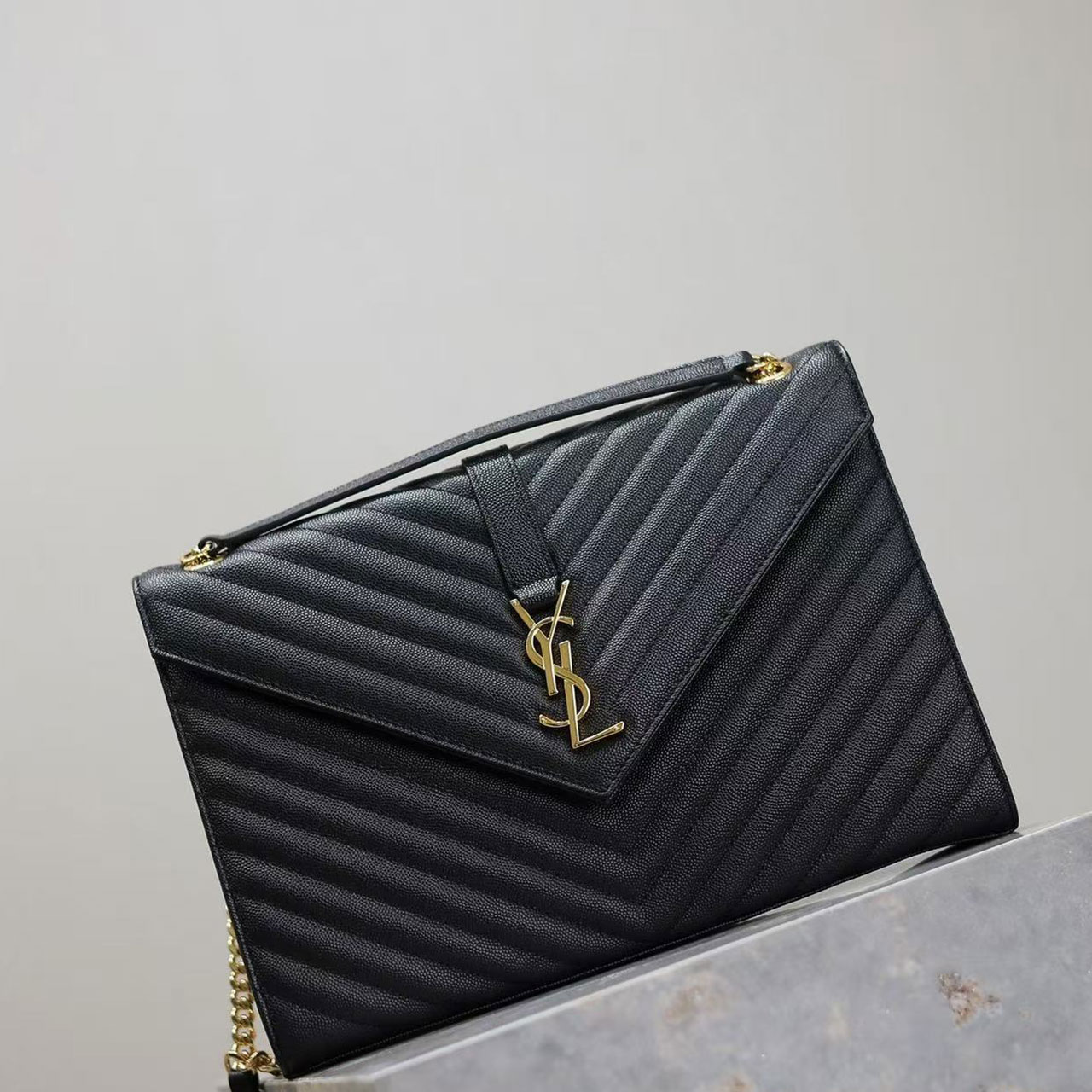 YSL Cassandra Medium Top Handle Bag
