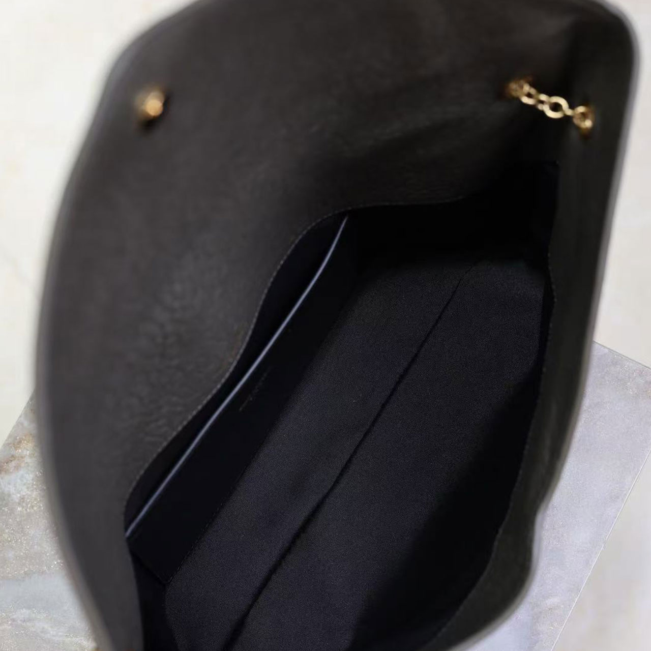 YSL LE envelope style chain clutch