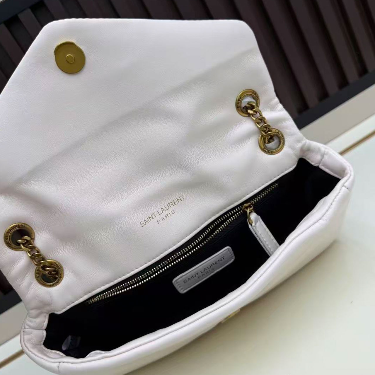 YSL CALYPSO_ Sheepskin Chain Bag