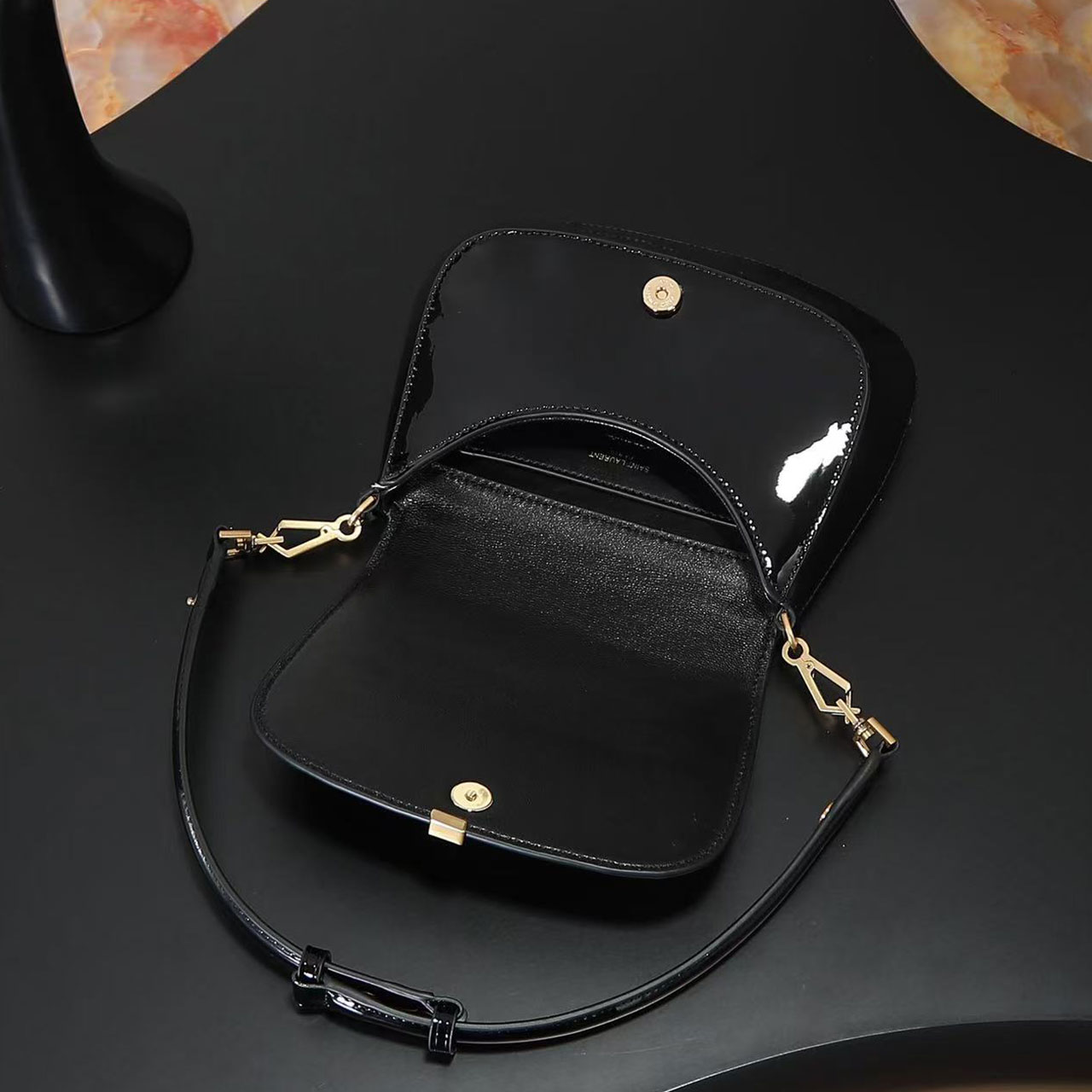 YSL New Voltaire_ Underarm Saddle Bag