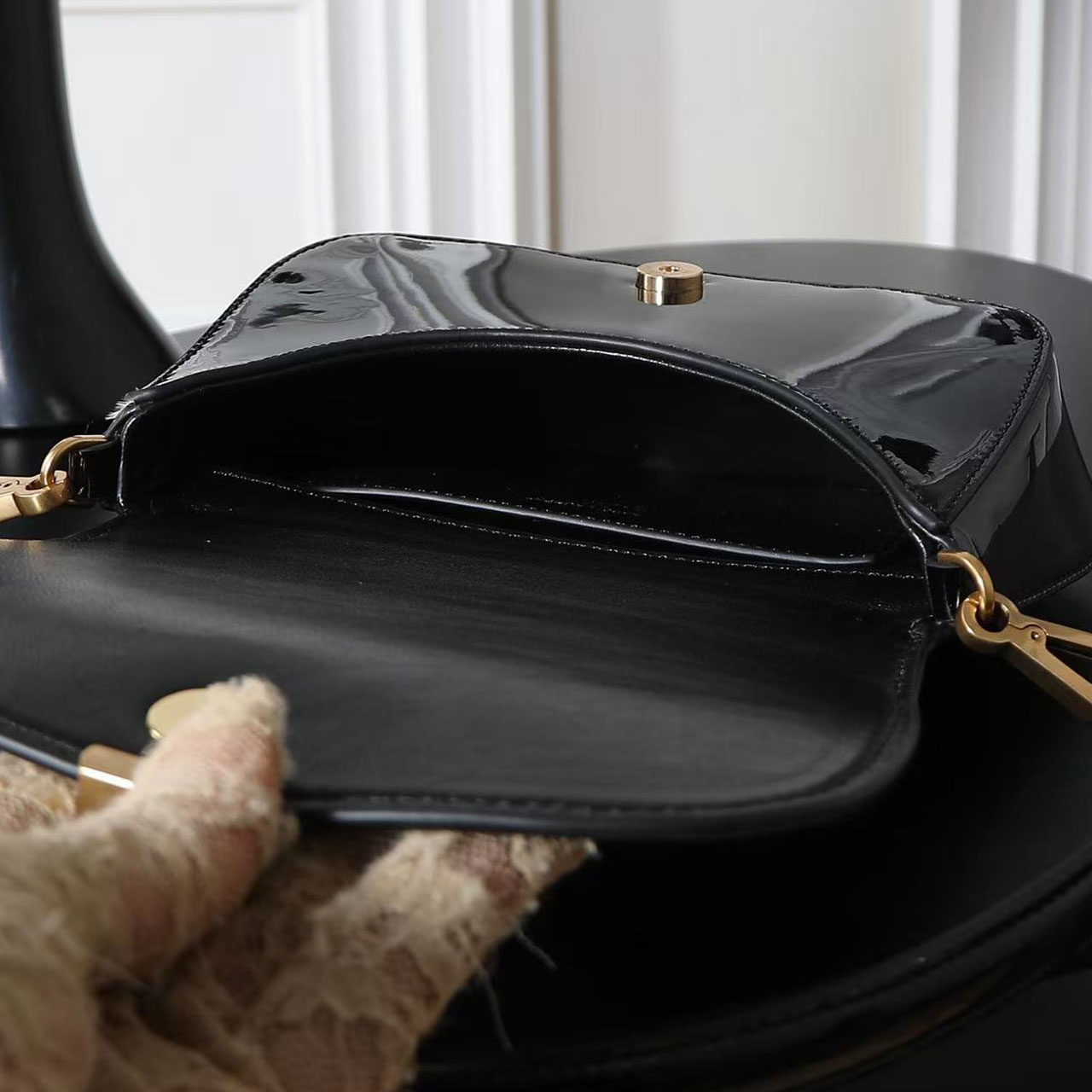 YSL New Voltaire_ Underarm Saddle Bag