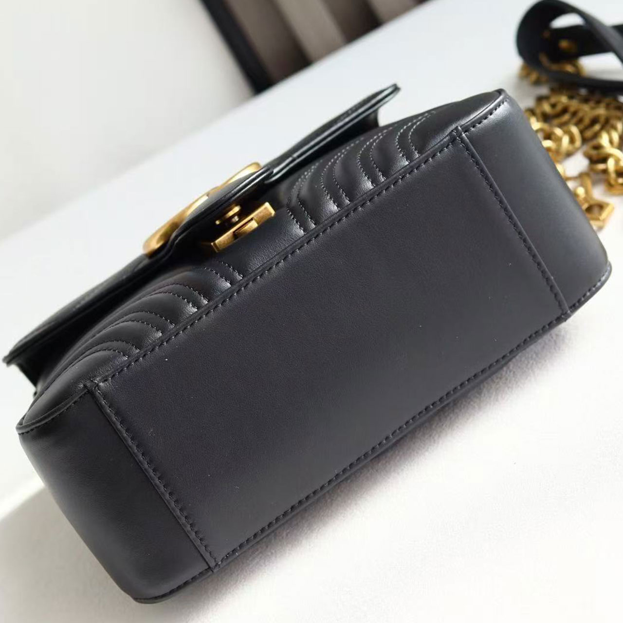 Gucci GG Marmont Mini Top Handle Shoulder Bag
