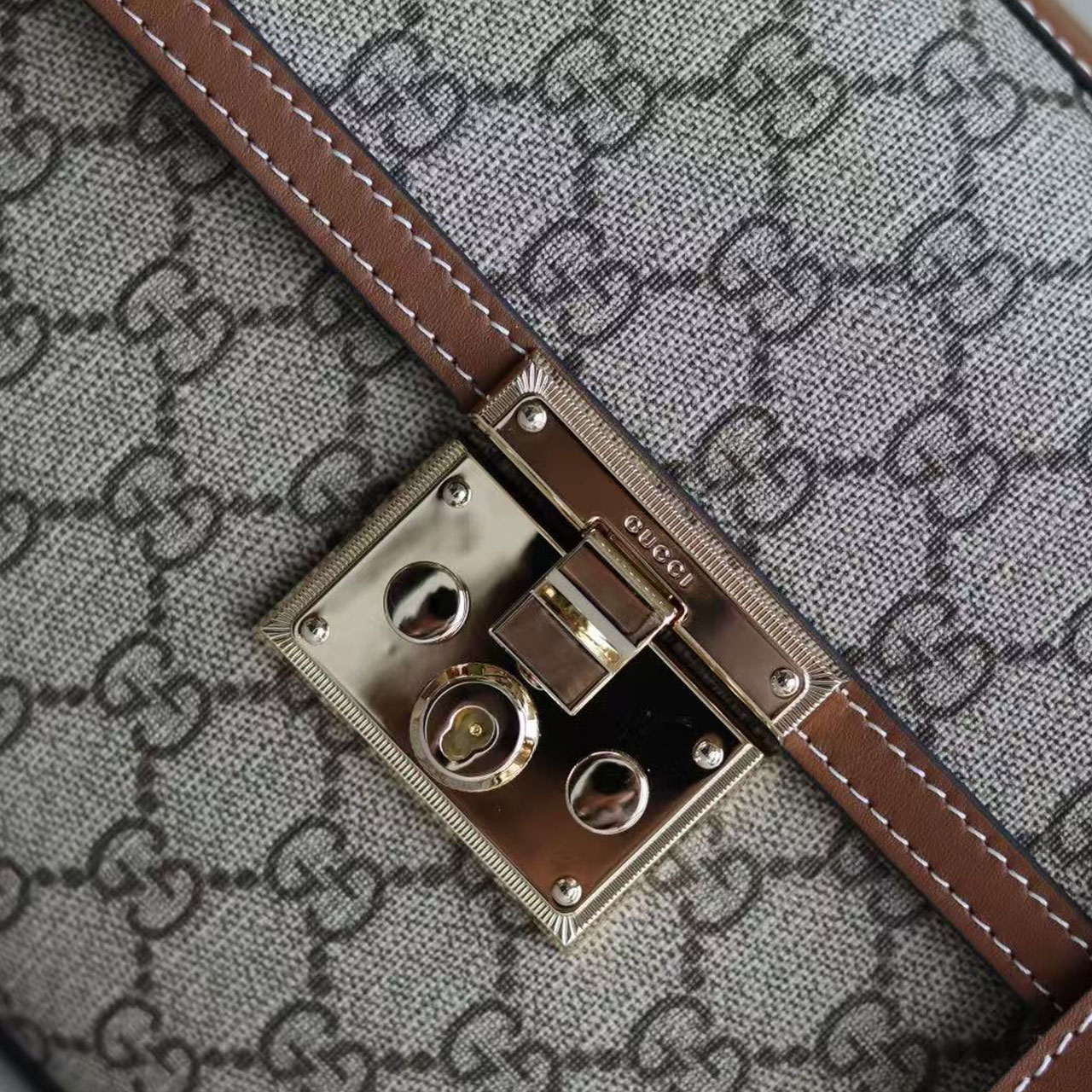 Gucci Padlock GG Supreme Small Top Handle Shoulder Bag