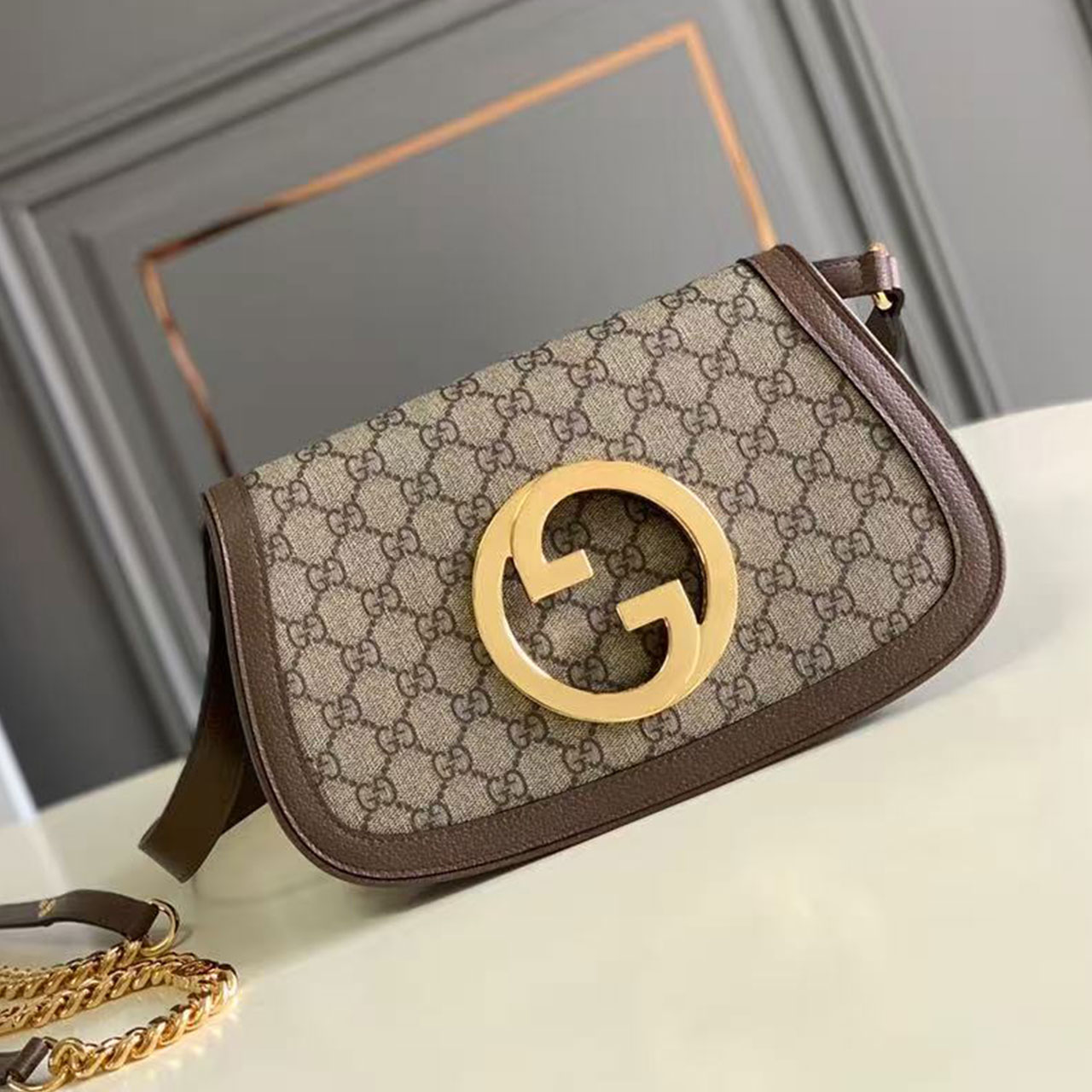 Gucci Blondie GG Supreme Shoulder Bag