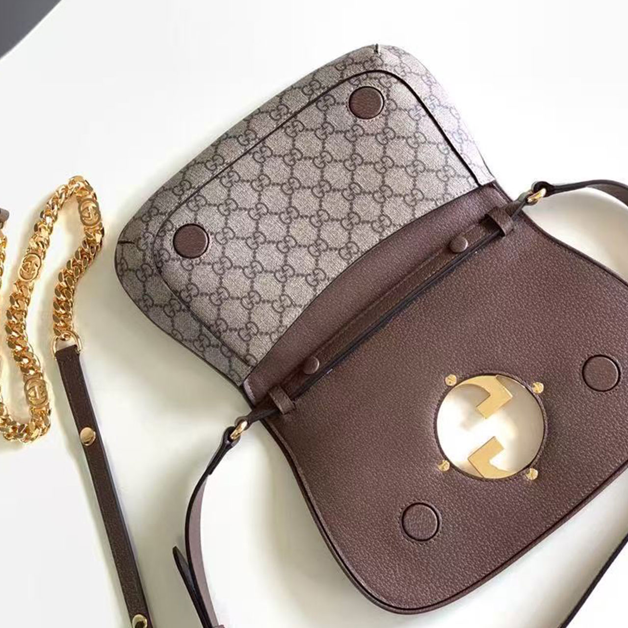 Gucci Blondie GG Supreme Shoulder Bag