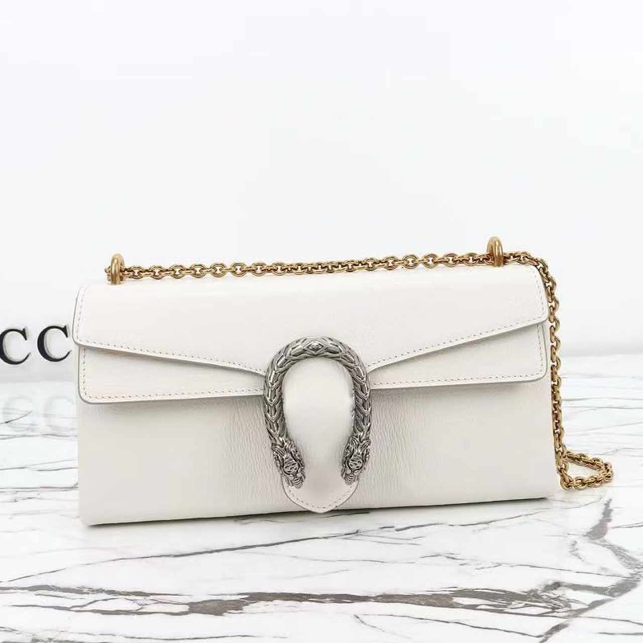 Gucci Dionysus Small Smooth Leather Chain Shoulder Bag