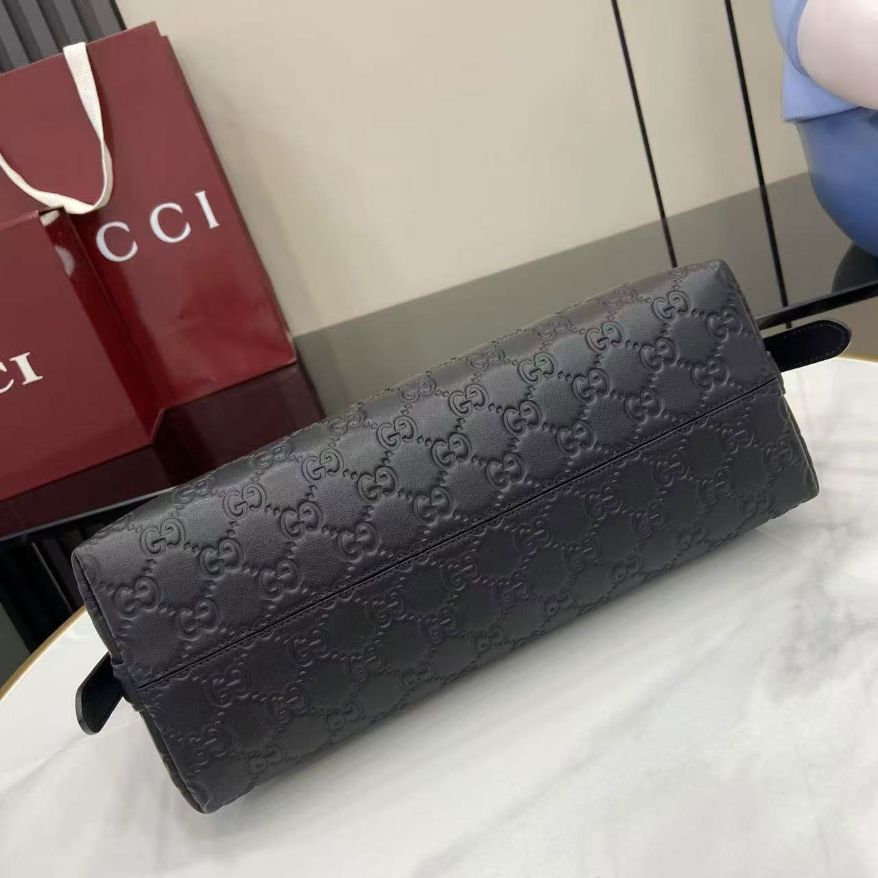 Gucci Emblem Series Medium Shoulder Backpack