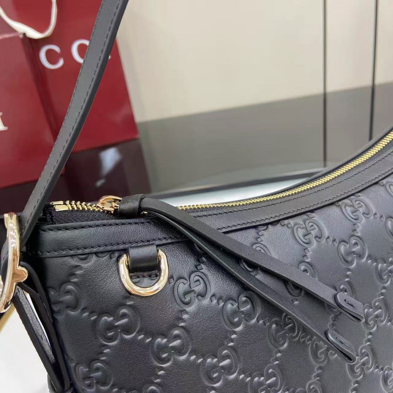 Gucci Emblem Series Medium Shoulder Backpack