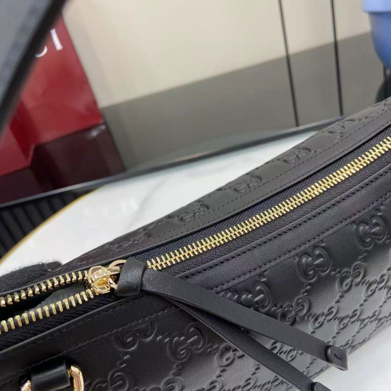 Gucci Emblem Series Medium Shoulder Backpack
